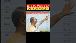 Last Year Cut-Off of IBPS PO 2024 