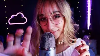 ASMR | Tongue Clicking and Face Touching 💕 (with Close-Up Breathy Whispers)