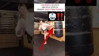 FIGHTING TECHNIQUES 🥋‼️ How To Land a DOUBLE ROUNDHOUSE KICK in a FIGHT 