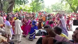 ईयावा माई की पूजा। ग्राम - करसी, बलिया P-2, गोंडऊ नाच