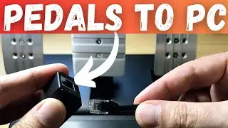 How To Connect Thrustmaster Pedals To PC Via USB?