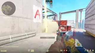 CS2 - Vertigo - A Site - Default Left Smoke