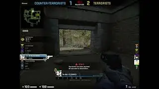 Blindfolded CSGO player