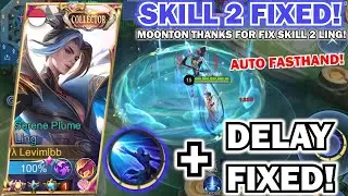 MOONTON THANK YOU, LING SKILL 2 DELAY UDAH DI FIX!! USER LING AUTO FASTHAND! - Mobile Legends