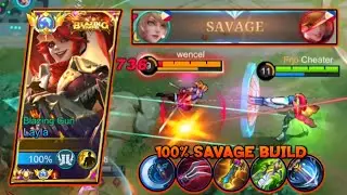 100% SAVAGE BUILD!! Try this Build to get Savage! - Top 1 Global Layla ~ MLBB
