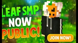 New Public minecraft server for FREE | Leaf SMP | bedrock and MCPE only |