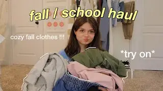 school/fall try on haul 2022 🍁