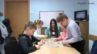 Warm up for school children. 3 spelling games.
