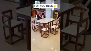 Smart homes. Smart gadget. folding tables. folding chairs.