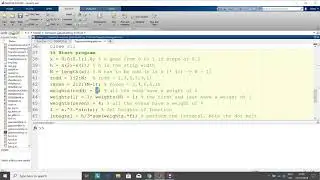 Numerical Integration in Matlab using trapezium and simpsons rule