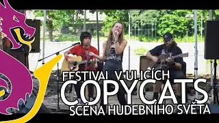 Kapela Copycats na Festivalu v ulicích 2021 – scéna Hudební Svět – Havlíčkovo nábřeží 28