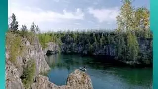 Карелия   Горный парк Рускеала смотреть