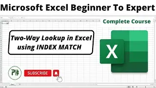 How to - perform a two-way lookup in Excel using INDEX MATCH 