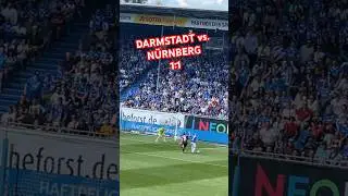 Darmstadt vs. Nürnberg 1:0 🙋🏽‍♂️|