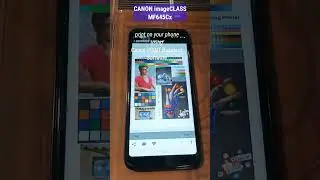 Print on your phone using Canon PRINT Business software - Canon MF640 series 