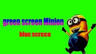 Minion  green screen (миньоны)