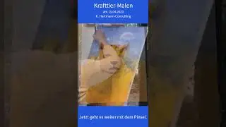 Krafttier Malen: der Leopard