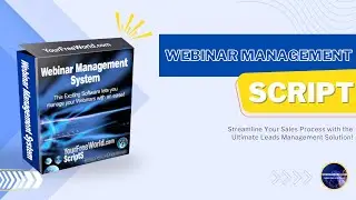 Master Your Online Webinars! PHP Webinar Script Admin Panel Tutorial (
