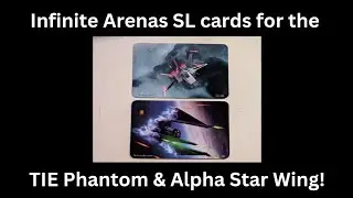 Infinite Arenas' TIE Phantom and Alpha-Class Star Wing Standard Loadout Pilot Cards - Printed