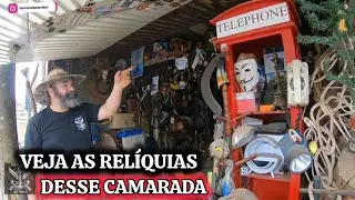 Check out this cool guy's garage in São Paulo, full of rare finds.