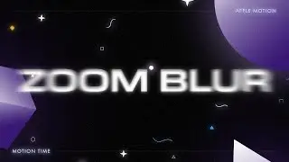 Zoom Blur Effect in Apple Motion