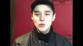 [ENG SUB] 160127 Dean's 2nd Facebook Chat 1/3