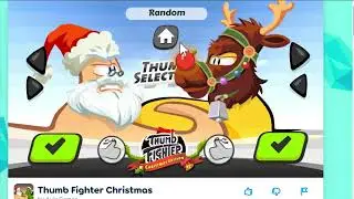 Thumb Fighter Christmas || Poki Games ||