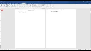 MS WORD: Change field codes to text in table of contents, list of figures and list of tables