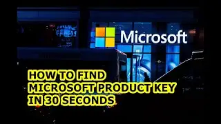 How to Find Microsoft Product Key using Command Line | Find product key in 30 seconds.