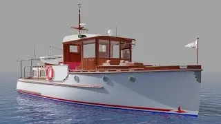 LEGO самоделка Моторная Яхта