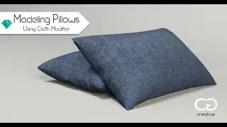 Creating pillows using cloth modifier - 3ds max tutorial