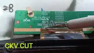 SAMSUNG 32 INCH LED TV NO DISPLAY  (BACK LIGHT OK)