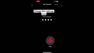 Change this iPhone settings now #saveyouriphone #iphonesecurity #iphonetipsandtricks