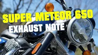 2023 ROYAL ENFIELD SUPER METEOR 650 - EXHAUST SOUND (STOCK)