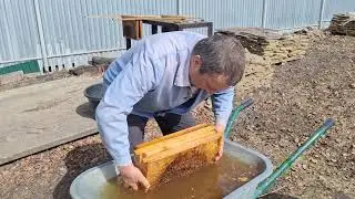 Весна.,На Пасеке Нехватка Суши. Решаем Проблему Просто...