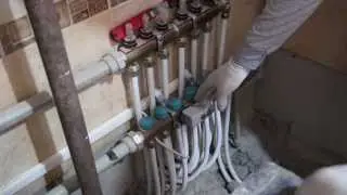 A simple way to regulate the temperature of a heated floor