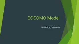 COCOMO Model | Software Engineering