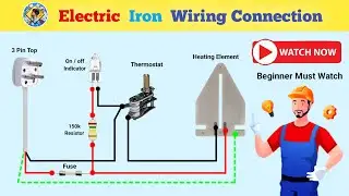 Electric Iron Wiring Connection l Easy Connection l Sam.Electric