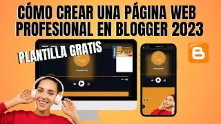Cómo Crear una Página Web profesional en Blogger 2023  para Radio Online ✅ PLANTILLA GRATIS
