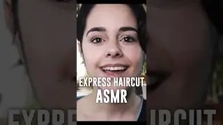ASMR Fast Haircut💈 Spray, brushing sounds, scissors, water 