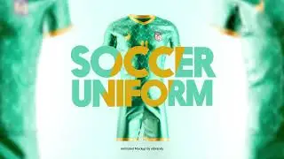 Soccer Uniform Animated Mockup | cover animation
