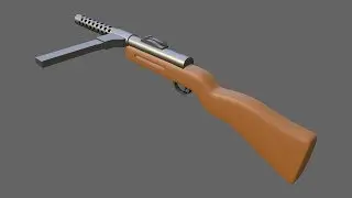 Modeling and texturing a MP-28 - Blender 2.8 Tutorial