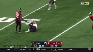 Cole Kmet turns into Justin Jefferson and does a one-hander