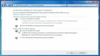 How to turn off Windows 7 firewall (HD)