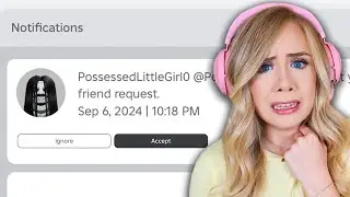 POSSESSED LITTLE GIRL ADDED US ON ROBLOX…