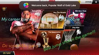 Playing Nba 2k20 mobile for the first time on The Chanel /Best jump shot in the game