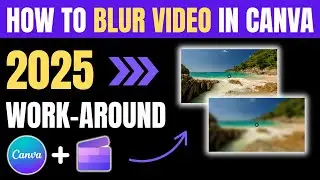 How to blur a video in Canva | Quick 2025 Workaround!
