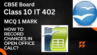 How to record changes in Open Office Calc Spreadsheet? | IT 402