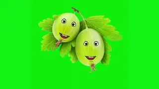 GREEN SCREEN TALKING FRUITS |GREEN SCREEN ANIMATED FRUITS | LET'S TUBE |