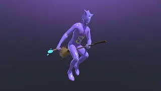 Ultra Mage Spell Animations | Broom Sit Fly | UE / Unity / Patreon / Render Hub / CG Trader